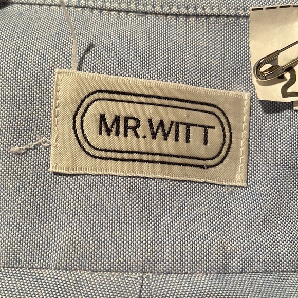 Vintage Blue Mr. Witt Button Up - Picture 3 of 5